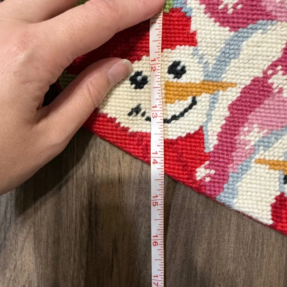 North Pole Trading Co. needlepoint christmas